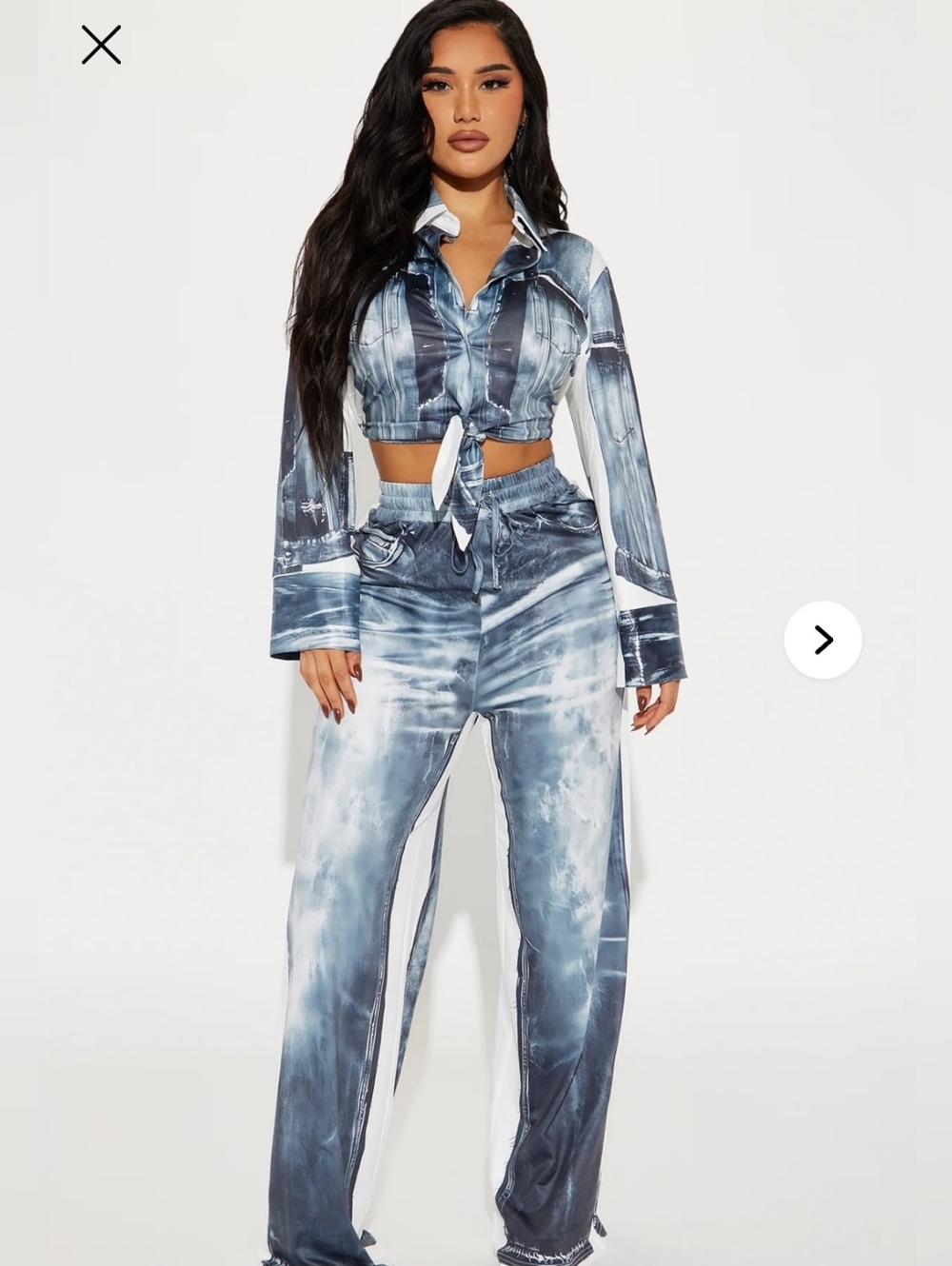 Dalia Set (Denim Style) — Denim